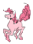 Size: 500x666 | Tagged: safe, artist:bartolomeus_, pinkie pie, g4, female, ponk, simple background, sketch, solo, white background