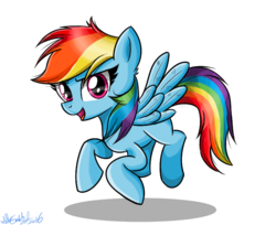 Size: 728x594 | Tagged: safe, artist:nickdallas, rainbow dash, g4, female, solo