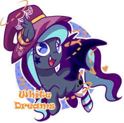 Size: 800x793 | Tagged: safe, artist:xwhitedreamsx, oc, oc only, oc:witch hunt, bat pony, pony, simple background, solo, transparent background