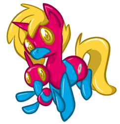 Size: 637x656 | Tagged: safe, artist:paintsplatter, porygon-z, pokémon, ponified, solo