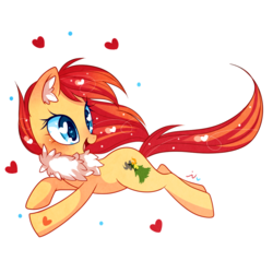 Size: 1000x1000 | Tagged: safe, artist:ipun, oc, oc only, oc:forest flame, heart eyes, simple background, solo, transparent background, wingding eyes