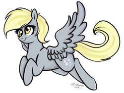 Size: 1024x768 | Tagged: safe, artist:mothpone, derpy hooves, pegasus, pony, g4, female, mare, simple background, solo