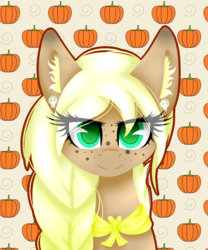 Size: 1500x1800 | Tagged: safe, artist:blocksy-art, oc, oc only, oc:pumpkin spice flower, solo