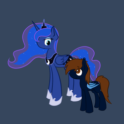 Size: 3240x3240 | Tagged: safe, artist:alexi148, princess luna, oc, g4, high res