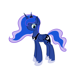 Size: 3240x3240 | Tagged: safe, artist:alexi148, princess luna, alicorn, pony, g4, female, high res, mare, solo