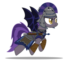 Size: 971x823 | Tagged: safe, artist:cxfantasy, bat pony, pony, g4, armor, centurion, chainmail, female, guardsmare, legionary, night guard, royal guard, simple background, solo, sword, transparent background, weapon