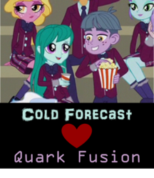 Size: 652x753 | Tagged: safe, edit, edited screencap, screencap, cold forecast, crystal lullaby, peter bread, quark fusion, taffy shade, equestria girls, g4, my little pony equestria girls: friendship games, background human, clothes, cold fusion, crystal prep academy uniform, school uniform, shipping, skirt