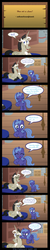 Size: 1280x6400 | Tagged: safe, artist:aleximusprime, discord, princess luna, ask accord, g4, accord (alicorn), ask, comic, cute, filly, lunabetes, tumblr, tumblr comic, woona