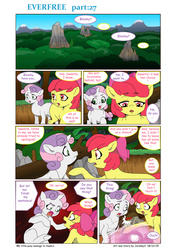 Size: 6611x9344 | Tagged: safe, artist:jeremy3, apple bloom, sweetie belle, earth pony, pony, comic:everfree, g4, absurd resolution, comic