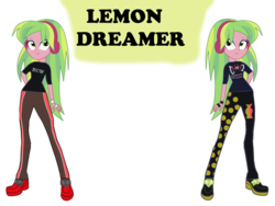 Size: 1024x768 | Tagged: safe, artist:mixiepie, artist:skulluigi, lemon zest, equestria girls, g4, crossover, ecw, parody, simple background, tommy dreamer, transparent background, wrestling, wwe