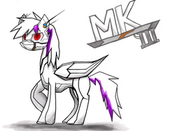 Size: 2048x1536 | Tagged: dead source, safe, artist:thom330, oc, oc only, pony, robot, robot pony, solo