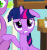Size: 241x259 | Tagged: safe, screencap, spike, twilight sparkle, pony, unicorn, g4, secret of my excess, :o, adorkable, animated, blinking, cute, dork, eye shimmer, faic, floppy ears, frown, greed spike, grin, happy, head tilt, i watch it for the ears, looking at you, open mouth, sad, sitting, smiling, solo focus, squee, talking, twiabetes, unicorn twilight, wide eyes