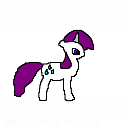 Size: 250x250 | Tagged: safe, rarity, g4, 1000 hours in ms paint, doodle, female, ms paint, simple background, solo, white background