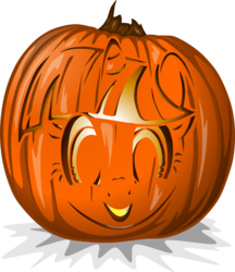 Size: 5358x6201 | Tagged: safe, artist:pinkius, twilight sparkle, g4, absurd resolution, female, jack-o-lantern, simple background, solo, transparent background