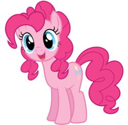 Size: 1935x1889 | Tagged: artist needed, safe, edit, pinkie pie, g4, alternate hairstyle, cute, diapinkes, double mane, mullet, simple background, transparent background, vector