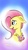 Size: 1024x1820 | Tagged: safe, artist:freeedon, fluttershy, pony, g4, bust, element of kindness, female, floppy ears, mare, open mouth, profile, smiling, solo, turned head