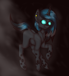 Size: 2000x2200 | Tagged: safe, artist:hopelesslittlepony, changeling, earring, high res, piercing, solo