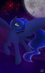 Size: 1200x1920 | Tagged: safe, artist:laptop-pone, princess luna, alicorn, pony, g4, female, solo