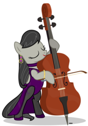 Size: 4000x5700 | Tagged: safe, artist:a4r91n, octavia melody, earth pony, pony, g4, bipedal, cello, clothes, dress, female, jewelry, lipstick, musical instrument, pantyhose, simple background, solo, transparent background, vector
