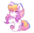 Size: 723x704 | Tagged: safe, artist:reisar, light heart, earth pony, pony, g2, female, mare, simple background, solo, tongue out, transparent background