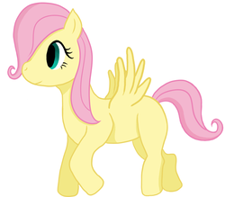 Size: 858x753 | Tagged: safe, artist:leapingriver, fluttershy, g4, female, filly, filly fluttershy, solo, younger