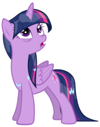 Size: 7000x8900 | Tagged: safe, artist:tardifice, twilight sparkle, alicorn, pony, do princesses dream of magic sheep, g4, absurd resolution, bags under eyes, female, frown, looking up, mare, open mouth, simple background, solo, transparent background, twilight sparkle (alicorn), vector, wet, wet mane, wet mane twilight sparkle
