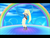 Size: 1024x768 | Tagged: safe, derpy hooves, human, g4, 3d, female, humanized, mmd, pelvic thrust, rainbow, solo, stage