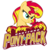 Size: 1131x1131 | Tagged: safe, artist:lyraheartstrngs, sunset shimmer, pony, unicorn, g4, ahl, hartford wolf pack, hockey, logo, logo parody