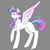 Size: 3600x3600 | Tagged: safe, artist:idoartz, princess flurry heart, g4, my little pony: friendship is magic, season 6, blank flank, female, high res, older, solo