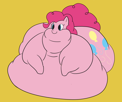 Size: 1280x1067 | Tagged: safe, artist:dobbinsditch, pinkie pie, g4, belly bed, butt, double chin, fat, huge butt, impossibly large belly, impossibly large butt, large butt, morbidly obese, obese, piggy pie, plot, pudgy pie