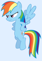 Size: 1000x1450 | Tagged: safe, artist:punchingshark, rainbow dash, g4, angry, female, solo