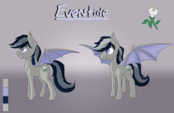 Size: 3400x2200 | Tagged: safe, artist:swiftsketchpone, oc, oc only, oc:daturea eventide, bat pony, pony, high res, reference sheet, solo