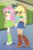 Size: 406x620 | Tagged: safe, screencap, applejack, fluttershy, equestria girls, g4, my little pony equestria girls: friendship games, female