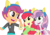 Size: 4293x3000 | Tagged: safe, artist:ambassad0r, apple bloom, scootaloo, sweetie belle, equestria girls, g4, my little pony equestria girls: friendship games, arms, belt, bow, child, clothes, cutie mark crusaders, denim, eyelashes, female, hair bow, hand, happy, headband, hoodie, jacket, jeans, long hair, open clothes, open mouth, open shirt, open smile, pants, preteen, puffy sleeves, shirt, short hair, short sleeves, shorts, simple background, skirt, smiling, standing, top, transparent background, undershirt, vector, younger, zipper