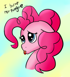 Size: 1500x1647 | Tagged: safe, artist:daromius, artist:tsand106, pinkie pie, g4, female, solo, tongue out
