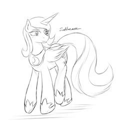 Size: 5000x5000 | Tagged: source needed, useless source url, safe, artist:smolder, princess luna, g4, absurd resolution, explicit source, female, s1 luna, sketch, solo