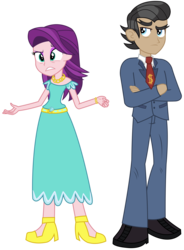 Size: 3000x4069 | Tagged: safe, artist:sketchmcreations, filthy rich, spoiled rich, equestria girls, g4, equestria girls-ified, female, husband and wife, male, request, ship:spoilthy, simple background, transparent background, vector