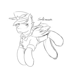 Size: 5000x5000 | Tagged: source needed, useless source url, safe, artist:smolder, care package, special delivery, pegasus, pony, g4, absurd resolution, mailpony, male, sketch, solo, stallion