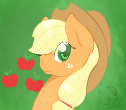 Size: 800x700 | Tagged: safe, applejack, g4, everdale, female, portrait, solo