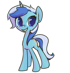 Size: 2461x2553 | Tagged: safe, artist:inlucidreverie, minuette, pony, unicorn, g4, female, high res, simple background, solo