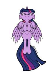 Size: 1920x2580 | Tagged: safe, artist:megamanhxh, twilight sparkle, alicorn, pony, g4, female, floppy ears, flying, simple background, solo, transparent background, twilight sparkle (alicorn)