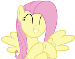 Size: 6064x4782 | Tagged: safe, artist:slb94, fluttershy, g4, absurd resolution, cute, female, happy, shyabetes, simple background, solo, transparent background, vector