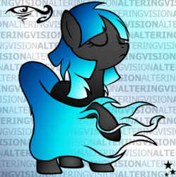 Size: 6210x6229 | Tagged: safe, artist:pinkius, oc, oc only, oc:altering vision, earth pony, pony, absurd resolution, simple background, solo