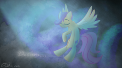 Size: 1600x900 | Tagged: safe, artist:koolkat1337, scootaloo, g4, eyes closed, female, solo