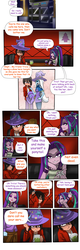 Size: 810x2545 | Tagged: safe, artist:nekojackun, aria blaze, trixie, oc, oc:red soul, comic:the worst, equestria girls, g4, clothes, comic, sleeveless, tank top