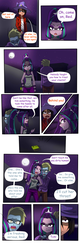 Size: 810x2545 | Tagged: safe, artist:nekojackun, aria blaze, oc, oc:red soul, comic:the worst, equestria girls, g4, clothes, comic, sleeveless, tank top