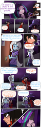 Size: 810x2545 | Tagged: safe, artist:nekojackun, aria blaze, trixie, oc, oc:red soul, comic:the worst, equestria girls, g4, clothes, comic, sleeveless, tank top