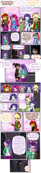 Size: 810x3378 | Tagged: safe, artist:nekojackun, applejack, aria blaze, fluttershy, pinkie pie, rainbow dash, rarity, sunset shimmer, oc, oc:red soul, comic:the worst, equestria girls, g4, comic