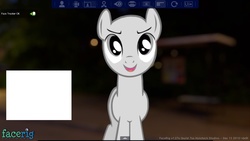 Size: 1280x720 | Tagged: safe, pony, facerig, front view, live2d, solo