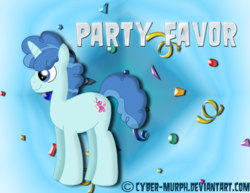 Size: 900x693 | Tagged: safe, artist:cyber-murph, party favor, pony, unicorn, g4, season 5, the cutie map, male, signature, stallion